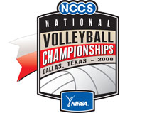 NCCS volleyball logo
