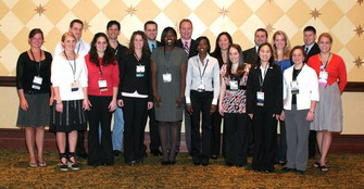 A group portrait of the Foundation Scholarship award winners
